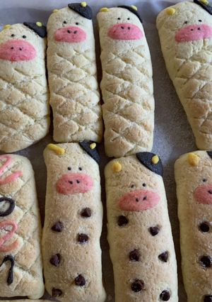 2021年☆牛さんのスティックメロンパン-レシピのメイン写真