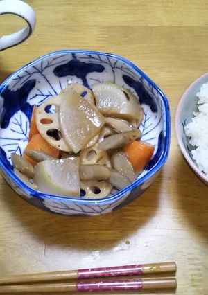 れんこん煮物-レシピのメイン写真