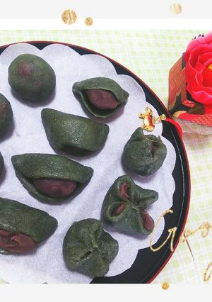 お正月の和菓子～草もち～-レシピのメイン写真