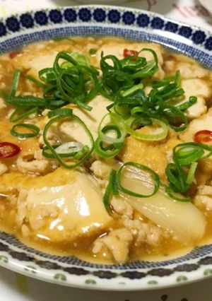 厚揚げのそぼろ煮-レシピのメイン写真