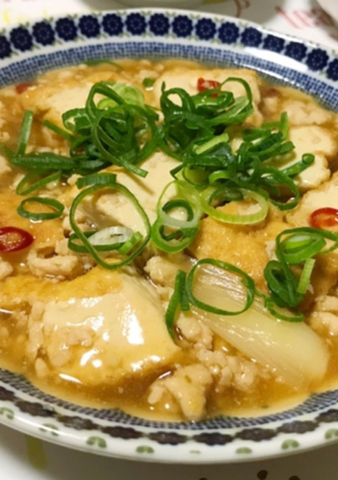 厚揚げのそぼろ煮-レシピのメイン写真