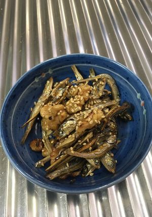 くるみ入りの田作り（ごまめ）-レシピのメイン写真