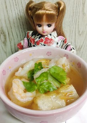 リカちゃん♡揚げ焼き餅*するめ出汁餡かけ-レシピのメイン写真