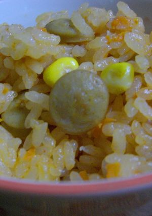 子供大好き☆炊飯器簡単ケチャップライス-レシピのメイン写真