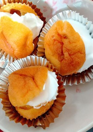 シュー生地　きな粉と生クリーム-レシピのメイン写真