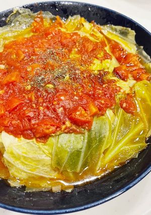 レンジで！巻かないロールキャベツ-レシピのメイン写真