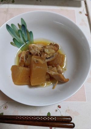 ホットクックで鶏もも肉と大根の煮物-レシピのメイン写真