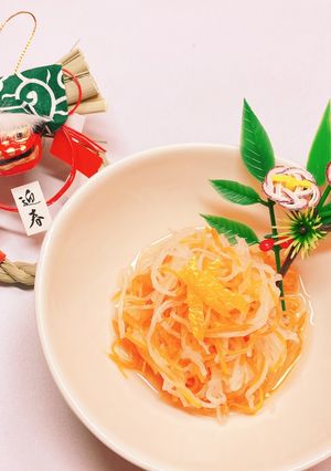 紅白なます♡お節♡お正月♡(酸味優しめ)-レシピのメイン写真