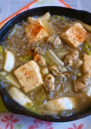 イシスキで牡蠣鍋-レシピのメイン写真