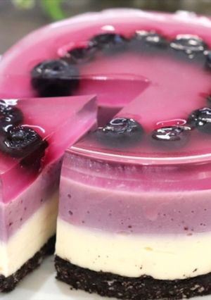 まるごとブルーベリーチーズケーキ-レシピのメイン写真
