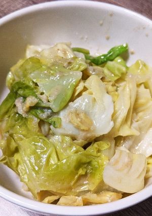 キャベツの温サラダ ワインのお供に!-レシピのメイン写真