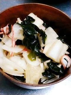 ワカメと大根の酢の物-レシピのメイン写真
