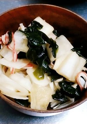 ワカメと大根の酢の物-レシピのメイン写真
