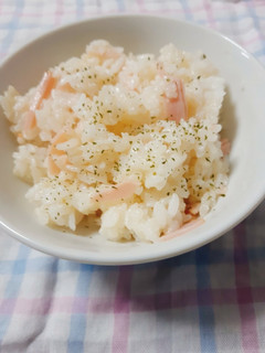 ハム&バターごはん-レシピのメイン写真