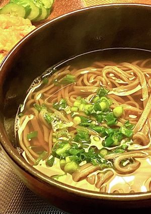 うちの年越しそば^_^タロの弁当大晦日編-レシピのメイン写真