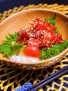 ねっとりウマウマ至福のマグロ漬け丼-レシピのメイン写真