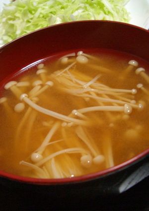 えのきだけの味噌汁-レシピのメイン写真