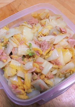 白菜とツナのうま塩ナムル-レシピのメイン写真