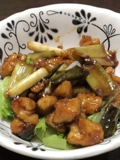 冷凍鳥モモ肉で照り焼き&ネギ焼き-レシピのメイン写真