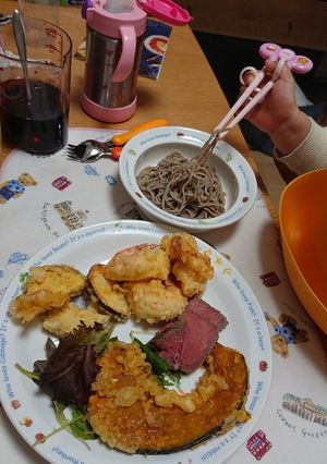 天ぷら衣（鶏むね肉、野菜、海老）-レシピのメイン写真