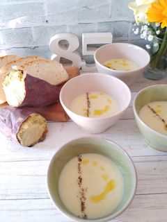 ホクホク焼き芋塩麹ポタージュ-レシピのメイン写真