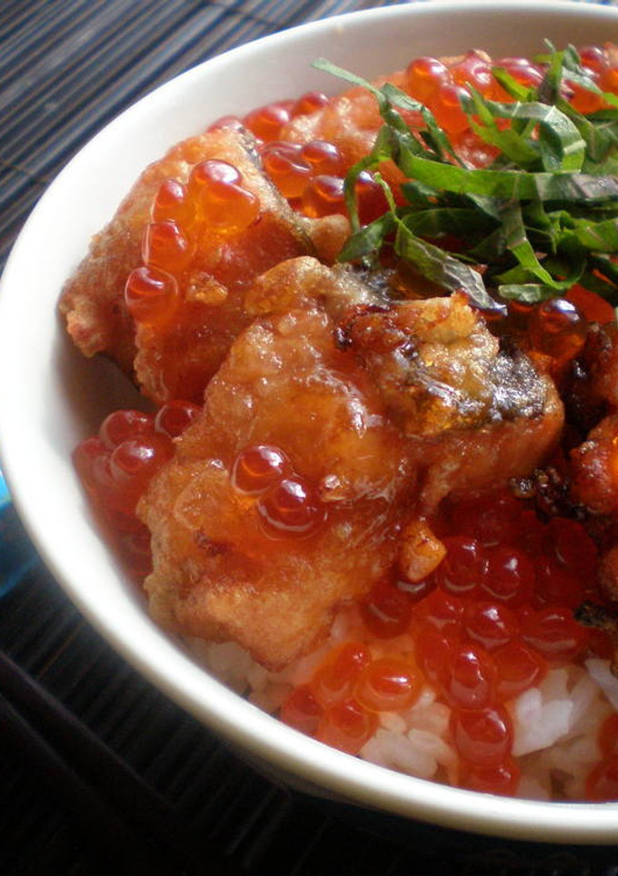 ◆鮭母ちゃん＆イクラちゃんの親子マヨ丼◆-レシピのメイン写真