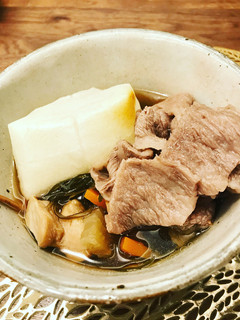 牛肉と昆布、スルメのお雑煮-レシピのメイン写真