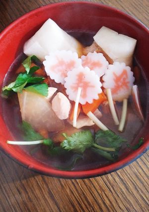 絶品☆お雑煮☆2021-レシピのメイン写真