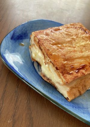ホットサンドメーカー　厚揚げチーズ-レシピのメイン写真
