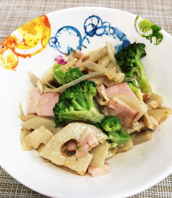 レンコンとごぼうのサラダ-レシピのメイン写真