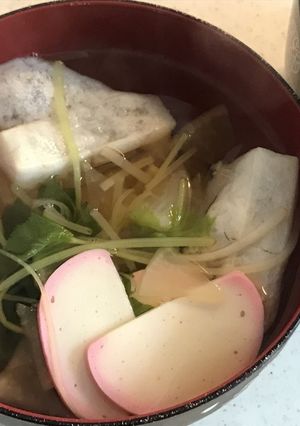 シンプル薄味お雑煮-レシピのメイン写真