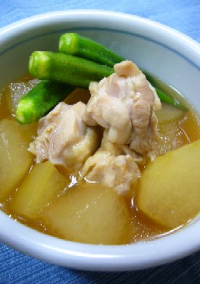 冷めてもおいしい♪鶏もも肉と冬瓜の煮もの-レシピのメイン写真
