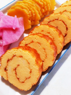 オーブンで焼くはんぺん伊達巻き-レシピのメイン写真