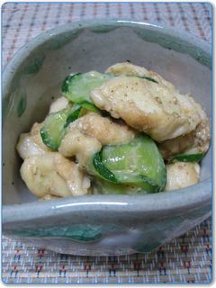 麩とキュウリの辛子味噌和え-レシピのメイン写真