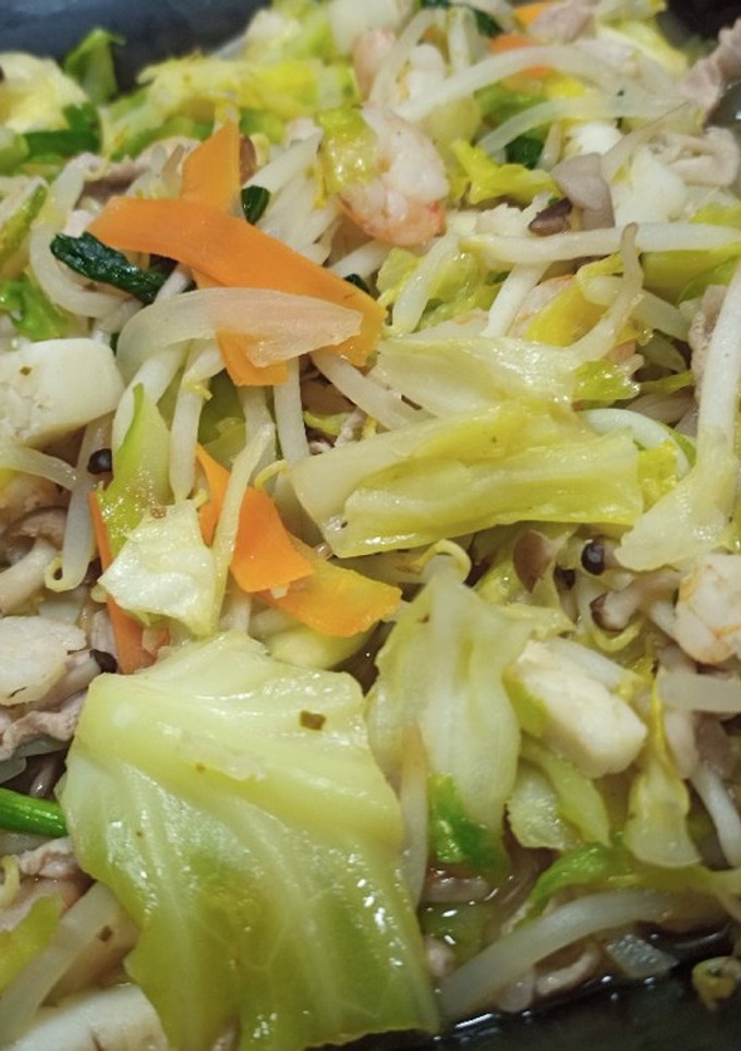柚子胡椒の海鮮野菜炒め-レシピのメイン写真