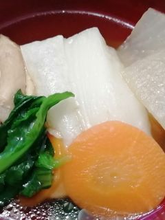うちのお雑煮(関東のおすまし仕立て)-レシピのメイン写真