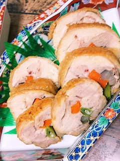 ✿鶏肉の八幡巻き✿-レシピのメイン写真
