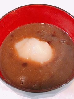 こんぶ茶で旨みアップ!簡単おしるこ。-レシピのメイン写真