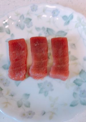 市販のお刺身もこんぶ茶で、旨味アップ！-レシピのメイン写真