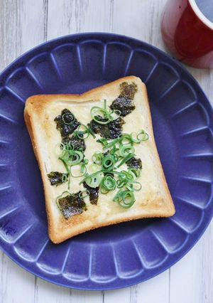 朝食に！簡単♪味付け海苔のマヨトースト-レシピのメイン写真