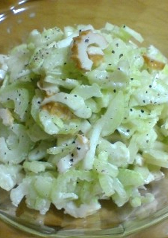 セロリとちくわのさっぱりマヨネーズ和え♪-レシピのメイン写真