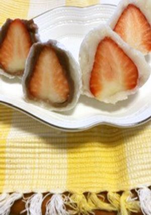 イチゴ大福-レシピのメイン写真