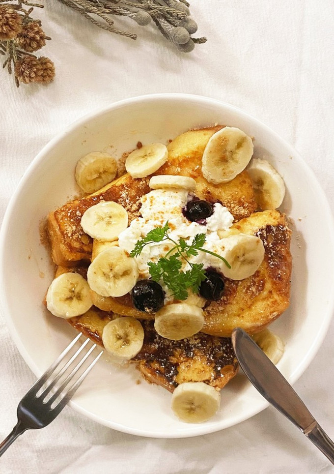 おうちでカフェ風フレンチトースト-レシピのメイン写真