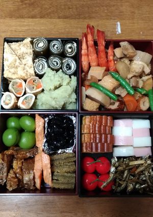 ２０２１おせち重箱-レシピのメイン写真