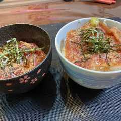 マグロのごまダレ漬け丼(だし茶漬けも)-レシピのメイン写真
