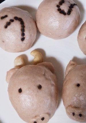 丑まんじゅう☆正月-レシピのメイン写真