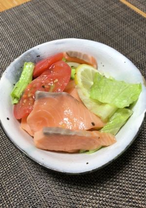 サーモンマリネ-レシピのメイン写真