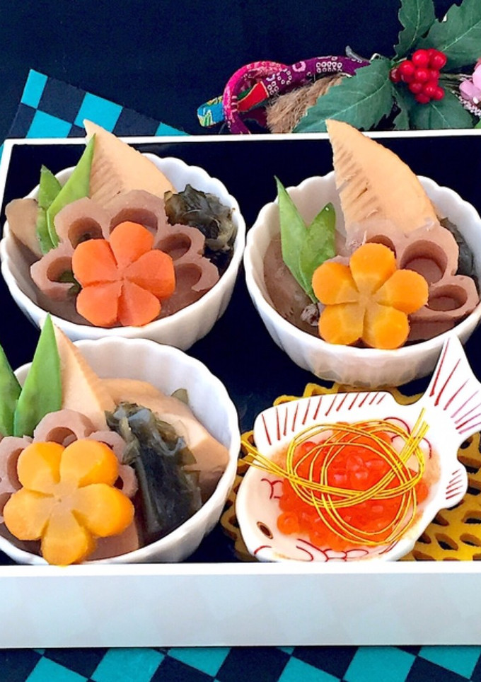 withコロナおせち盛り付け お煮しめ-レシピのメイン写真