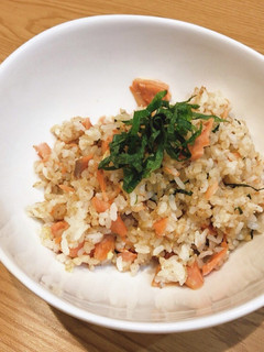 カンタン酢で鮭と青じそのチャーハン-レシピのメイン写真