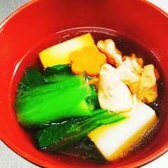 シンプル★あっさり醤油味のお雑煮★-レシピのメイン写真